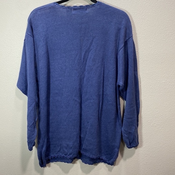 Vintage Venezia beaded sweater‎ blue - Picture 8 of 10